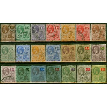 Montserrat 1922-29 Set of 21 SG63-83 Fine Used & Mint Nice Set 