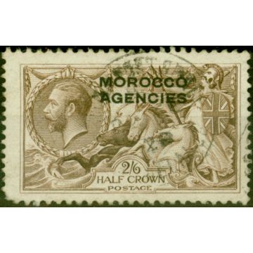 Morocco Agencies 1918 2s6d Chocolate Brown SG53 Good Used
