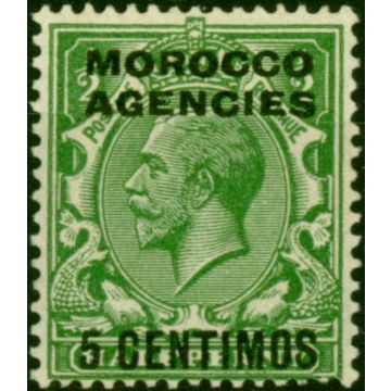 Morocco Agencies 1931 5c on 1/2d Green SG143 Fine MM (2)