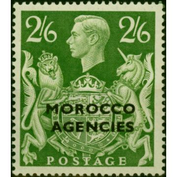Morocco Agencies 1949 2s6d Yellow-Green SG92 V.F MNH 