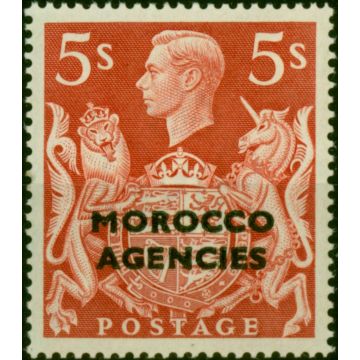 Morocco Agencies 1949 5s Red SG93 V.F MNH 