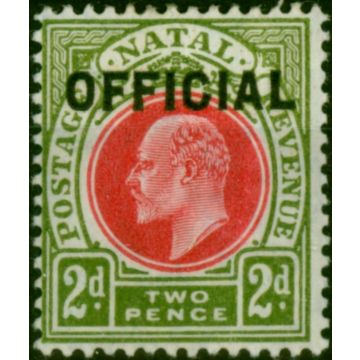 Natal 1904 2d Red & Olive-Green SG03 Fine & Fresh LMM 