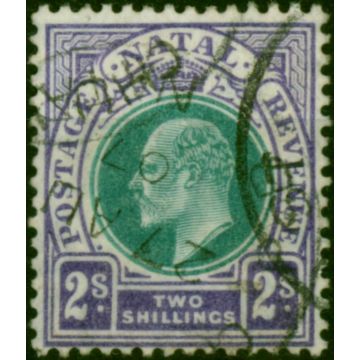 Natal 1904 2s Dull Green & Bright Violet SG156 Fine Used 