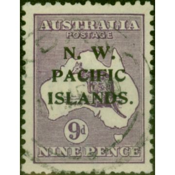New Guinea 1919 9d Violet SG112 Fine Used