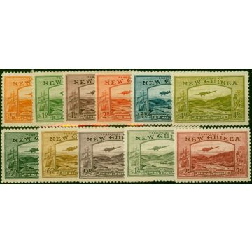 New Guinea 1939 Set of 11 to 2s SG212-222 Fine LMM 
