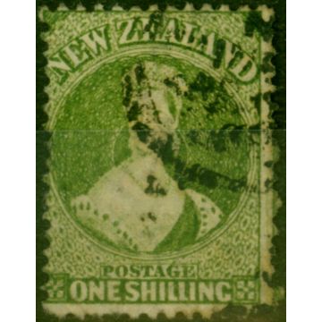 New Zealand 1864 1s SG124 Fine Used