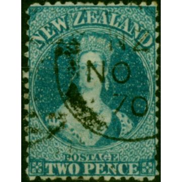 New Zealand 1864 2d Blue SG115 Good Used