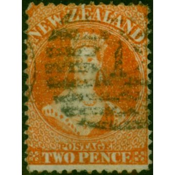 New Zealand 1872 2d Orange SG133 Fine Used