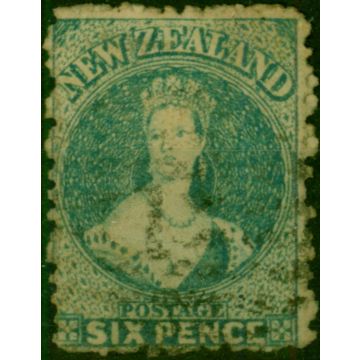 New Zealand 1872 6d Blue SG135 Good Used