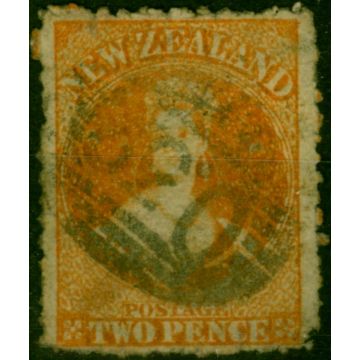 New Zealand 1873 2d Vermilion SG138 Ave Used