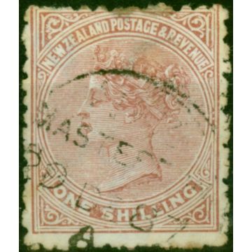 New Zealand 1882 1s Red-Brown SG193 Good Used