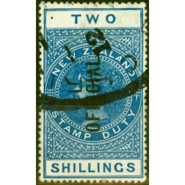 New Zealand 1915 2s Deep Blue SG085 Good Used 
