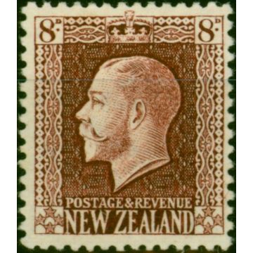 New Zealand 1922 8d Red-Brown SG428 V.F MM 