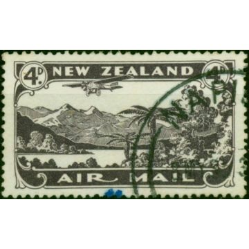 New Zealand 1931 4d Blackish Purple SG549 Fine Used