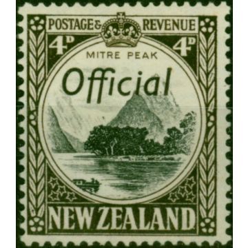 New Zealand 1936 4d Black & Sepia SG0126 Fine MM