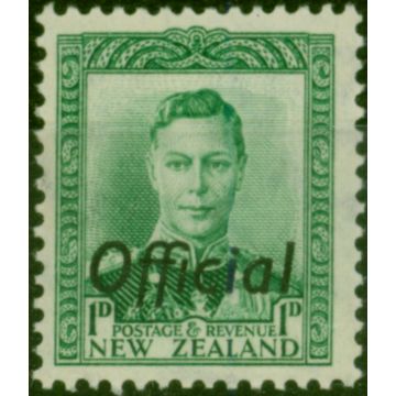 New Zealand 1938 1/2d Green SG0134 Fine LMM