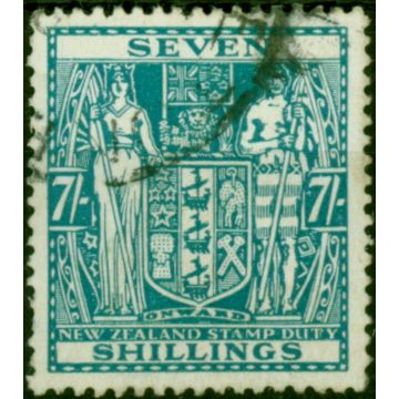 New Zealand 1940 7s Pale Blue SGF197 Fine Used