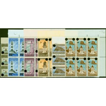 New Zealand 1967 Set of 6 SGL50-L55a in Very Fine MNH Blocks of 6