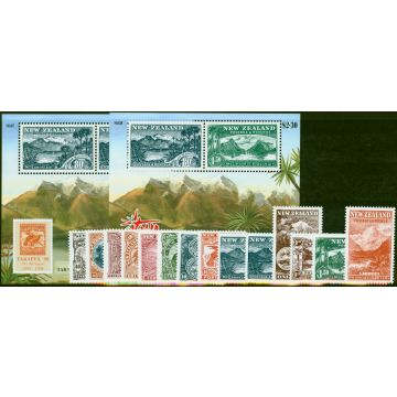 New Zealand 1998 Centenary Pictorial Stamps Set of 16 SG2158-2171 & MS2188 & MS2214 V.F MNH 
