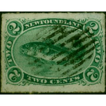Newfoundland 1879 2c Bluish Green SG41 Good Used 