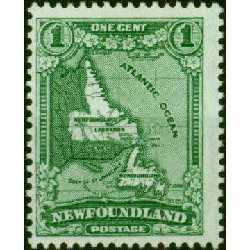 Newfoundland 1931 1c Green SG198 Fine MM 