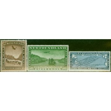 Newfoundland 1931 Set of 3 SG195-197 V.F VLMM 