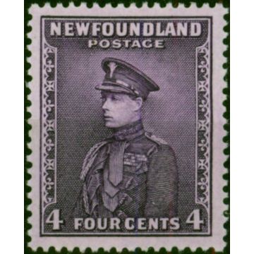 Newfoundland 1932 4c Bright Violet SG212 Fine MM 
