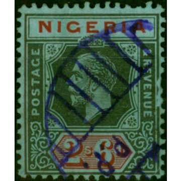 Nigeria 1925 2s6d Black & Red-Blue SG27 Ave Used 