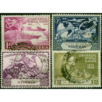 Nigeria 1949 UPU Set of 4 SG64-67 Fine Used