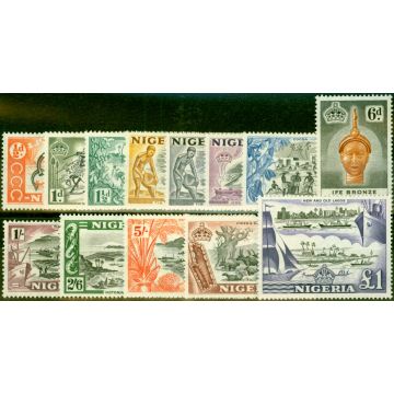 Nigeria 1953 Set of 13 SG69-80 Fine & Fresh MM 