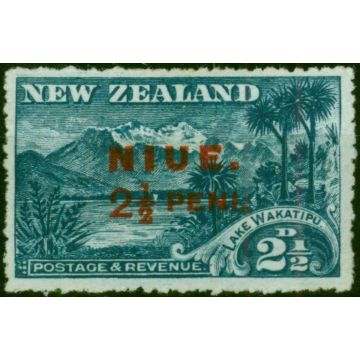 Niue 1915 2 1/2d Deep Blue SG20 Fine MM 