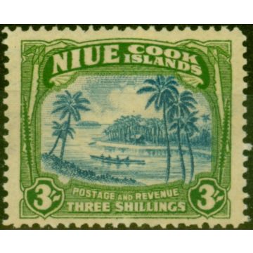 Niue 1938 5s Blue & Yellowish-Green SG77 Fine LMM