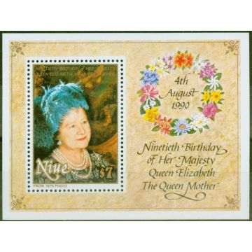 Niue 1990 90th Birthday Queen Mother SGMS699 V.F MNH