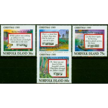 Norfolk Island 1989 Christmas Set of 4 SG470-473 V.F MNH 