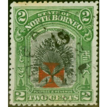 North Borneo 1916 2c Green SG190 Fine Used