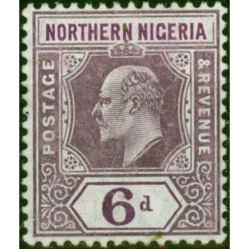 Northern Nigeria 1910 6d Dull Purple & Purple SG35 Fine MM 