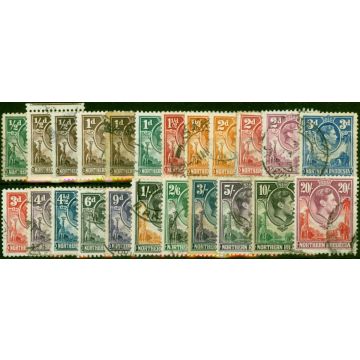 Northern Rhodesia 1938-52 Set of 23 SG25-45 Good to Fine Used 