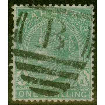 Bahamas 1898 1s Blue-Green SG44a Fine Used 