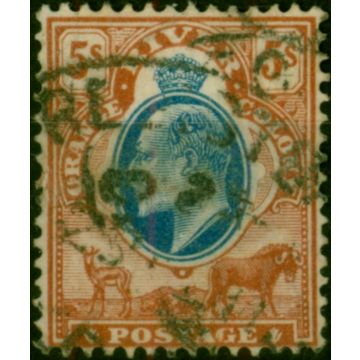 O.F.S 1904 5s Blue & Brown SG147 Good Used 