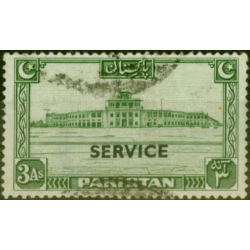 Pakistan 1948 3a Green SG020 Good Used 