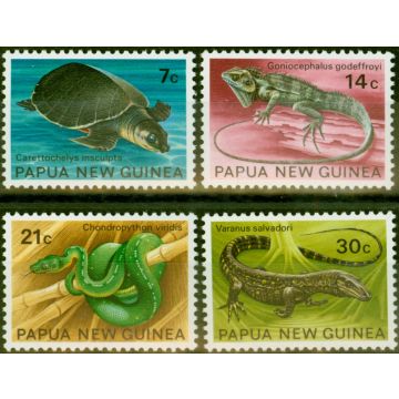 Papua New Guinea 1972 Reptiles Set of 4 SG216-219 V.F MNH