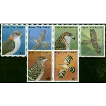 Papua New Guinea 1985 Birds of Prey Set of 6 SG500-505 V.F MNH