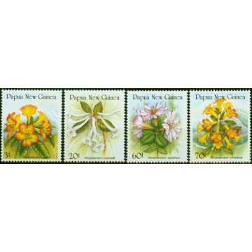 Papua New Guinea 1989 Rhododendrons Set of 4 SG585-588 V.F MNH