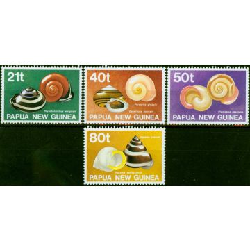 Papua New Guinea 1991 Land Shells Set of 4 SG632-635 V.F MNH