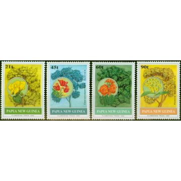 Papua New Guinea 1992 Flowering Trees Set of 4 SG675-678 V.F MNH