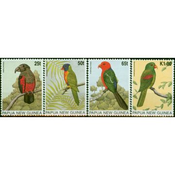 Papua New Guinea 1996 Parrots Set of 4 SG776-779 V.F MNH