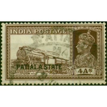 Patiala 1937 4a Brown SG8 Fine Used 