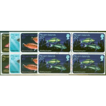 Pitcairn Islands 1970 Fish set of 4 SG111-114 Superb Used Blocks of 4 