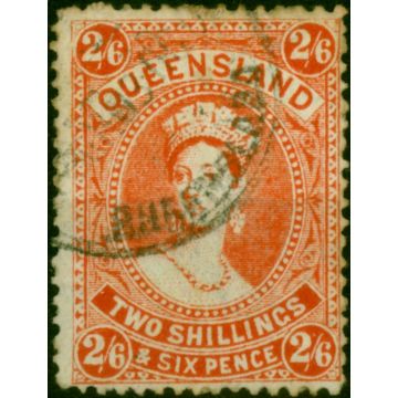 Queensland 1911 2s6d Reddish Orange SG309b Fine Used 