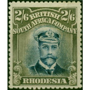 Rhodesia 1913 2s6d Deep Blue & Grey SG249 Fine MM (2) 